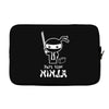 part time ninja Laptop sleeve