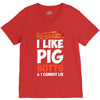 i like pig butts and i cannot lie V-Neck Tee