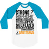 Strong Independent Motivated Sagittarius 3/4 Sleeve Shirt