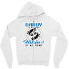 Daddy is my Name Fishing Is My Game Zipper Hoodie