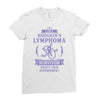 I am a Hodgkins Cancer Survivor - What's Your Superpower? Ladies Fitted T-Shirt
