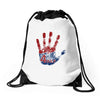 july 4 Drawstring Bags