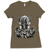 camisa de los muertos Ladies Fitted T-Shirt