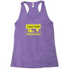 caution zombies crossing t shirt x large funny walking brains awesome Racerback Tank