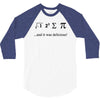 i ate sum pi t shirt s m l xl 2xl 3xl funny nerdy geeky college awesom 3/4 Sleeve Shirt