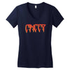 cancer logo Women's V-Neck T-Shirt