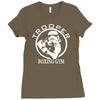 trooper boxing gym funny Ladies Fitted T-Shirt