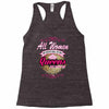 quens are born [your date] Racerback Tank