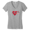 FAHRIE77 Women's V-Neck T-Shirt