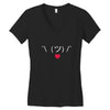 Stick Heart Women's V-Neck T-Shirt