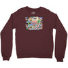 rude funny cotton dick of the world, ideal gift, birthday present Crewneck Sweatshirt