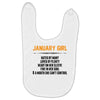 January Girl Hated By Many Baby Bibs