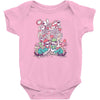 mushroom party Baby Bodysuit