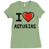 i love asturias Ladies Fitted T-Shirt
