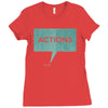 louder than words Ladies Fitted T-Shirt