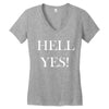 hell yes Women's V-Neck T-Shirt