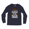 i love you and tacos Long Sleeve Shirts