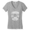 Awesome Godmother Looks Like Women's V-Neck T-Shirt