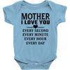 I Love You Mother Baby Bodysuit