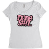 dope shit Women's Triblend Scoop T-shirt