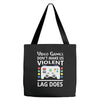 i love video games. Tote Bags