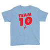 team 10 red Youth Tee