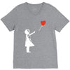 banksy style V-Neck Tee