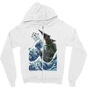 kaiju wave Zipper Hoodie