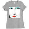 monalisa pop art Ladies Fitted T-Shirt
