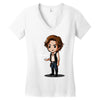 i know Women's V-Neck T-Shirt