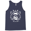 totenkopf zylinder skull pik poker ace topper bike mc rock metal Tank Top