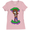 toasty zombie Ladies Fitted T-Shirt