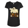 roshi's gym Maternity Scoop Neck T-shirt