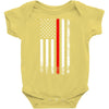 Vintage American Flag Baby Onesie
