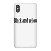 black and yellow iPhoneX