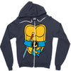 Turtles Leonardo Armor Zipper Hoodie