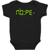 nope o clock Baby Bodysuit