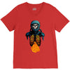 space skull V-Neck Tee