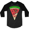 watermelon and beach 3/4 Sleeve Shirt