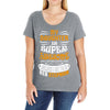 My Daughter Is Super Awesome Her Stepmom Ladies Curvy T-Shirt