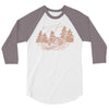 Camping Red 3/4 Sleeve Shirt