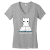 learning how to adul Women's V-Neck T-Shirt