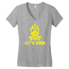 let's cook Women's V-Neck T-Shirt