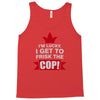 frisk cop leo police wife Tank Top