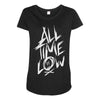 all time low graffiti Maternity Scoop Neck T-shirt
