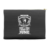 Never Underestimate Old Man Who Was Born June Accessory Pouches