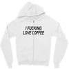 i love coffee Zipper Hoodie