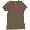 wifey Ladies Fitted T-Shirt