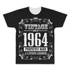 vintage made in 1964 perfectly aged a living legend All Over Men's T-shirt
