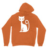 white cat funny Unisex Hoodie